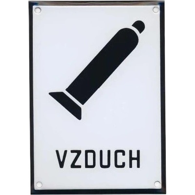 VZDUCH 150x210mm - smaltovaná tabulka