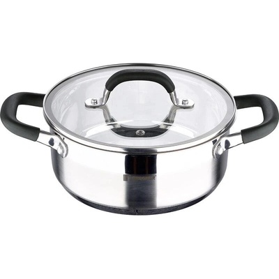 Bergner Kastrol s poklicí nerez MIDNIGHT 20 cm 2,3 l
