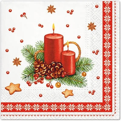 TaT servítky Candle with Frame 33x33cm