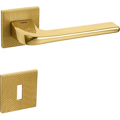 MPkovania DARA - HR 4007 5SQ T2 PZ kľučka/kľučka mosadz leštená lakovaná
