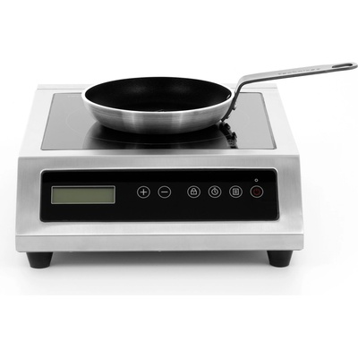 TECHNICA Nastaviteľný indukčný varič 3,5 kW + hliníková panvica s priemerom 200 mm s teflónovým povrchom Platinum Plus a indukčnou vrstvou | TECHNICA Platinum Line