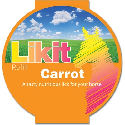 LIKIT Minerální liz pro koně Mrkev 0,65 kg