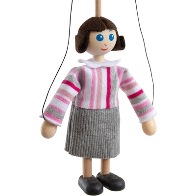 Mašek umělecká výroba loutka MAMINKA 14 cm