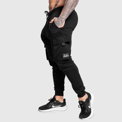 Iron Aesthetics pánské tepláky Cargo joggers černé