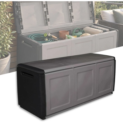 ArtPlast box 330 l 138 x 53 x 57 cm tmavo šedá / čierna