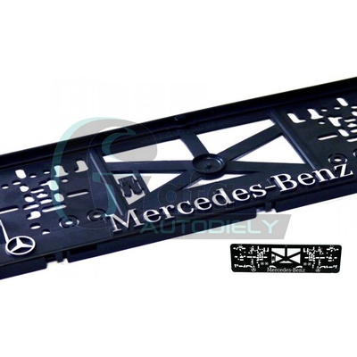N Podložka pod ŠPZ Mercedes 3D 2ks