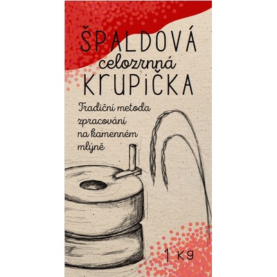 Slunečnice špaldová celozrnná krupička 1 kg