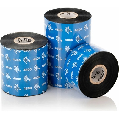 TTR barvící páska Pryskyřicová (wax/resin) - Zebra Z4800 Délka návinu: 450 m, Šíře pásky: 60 mm