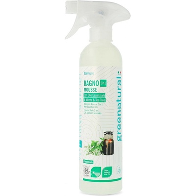 Greenatural Čistič na koupelny 2v1 máta a tea tree 500 ml – Hledejceny.cz