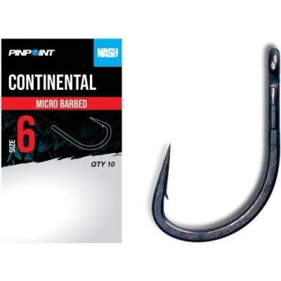 NASH Háčiky Continental Micro Barbed veľ. 2 10 ks