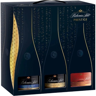 Bohemia Sekt Prestige dárkové balení TRIO
