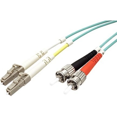 EFB O0313.2 optický patch, LC-ST 50/125 (multi mode), 2mm, duplex, OM3, LSOH, 2m