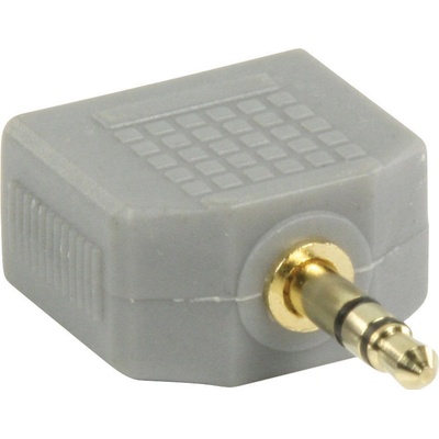 Bandridge BAP424 adaptér, 3.5mm JACK - 2x3,5mm JACK zdířka Propojovací kabely a konektory – Hledejceny.cz