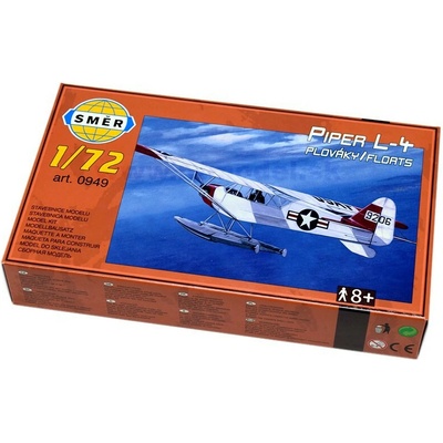 Směr Piper L-4H plavákový podvozok 1:72