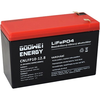 Goowei Energy CNLFP10-12.8 10Ah 12.8V