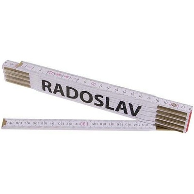 Kola Pirkl Metr skládací 2m RADOSLAV Profi bílý dřevo