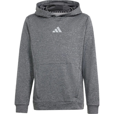 adidas mikina Training Aeroready Heather Kids šedá
