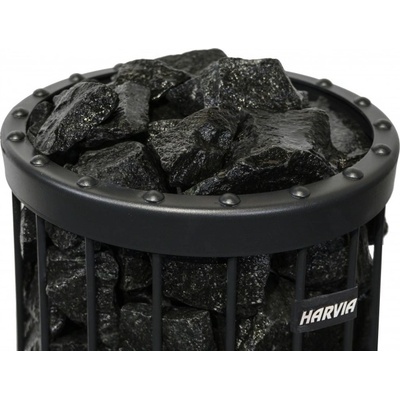 Harvia 10-15 cm 20 kg černý vulkanit – Hledejceny.cz