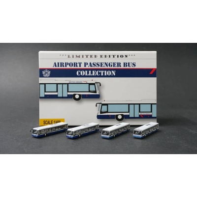 JC Wings Airport Passenger Bus British Airways4 pcs 1:400