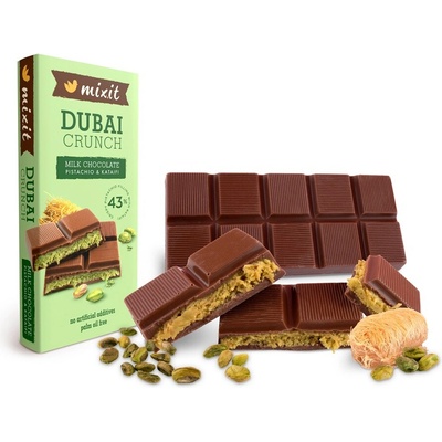 Mixit Dubajská čokoláda s pistáciovou náplňou 70 g
