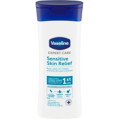 Vaseline Sensitive Skin Relief hydratačné telové mlieko pre suchú a svrbiacu pokožku 400 ml