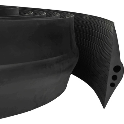 Vida Podlahové těsnění do garáže Černá 75 x 12 mm 5,5 m Guma EPDM