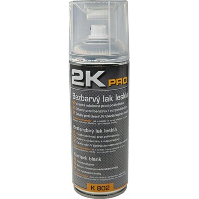 2K PRO Bezbarvý lak ve spreji lesklý 400ml – Hledejceny.cz