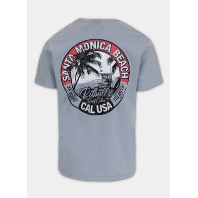 PitBull West Coast triko Denim Washed OCEANSIDE modré