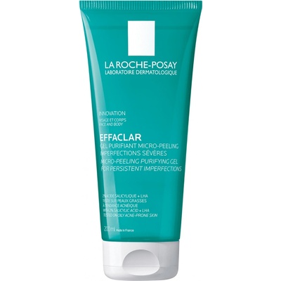 La Roche Posay Effaclar čisticí peelingový gel pro mastnou a problematickou pleť 200 ml
