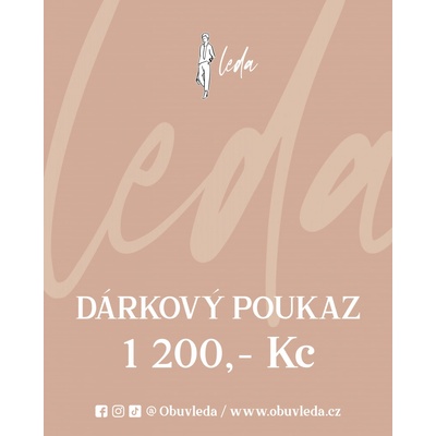 Dárkový poukaz LEDA 1 200 Kč – Hledejceny.cz