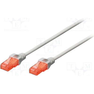 Digitus DK-1512-070 Ecoline Patch, UTP, CAT 5e, AWG 26/7, 7m, šedý