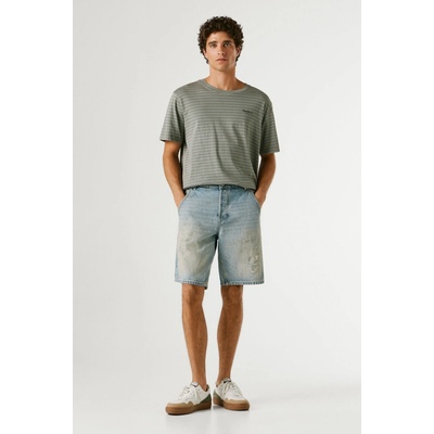 Pepe Jeans LOOSE TAPERED SHORT HELIX AUTHENTIC denim
