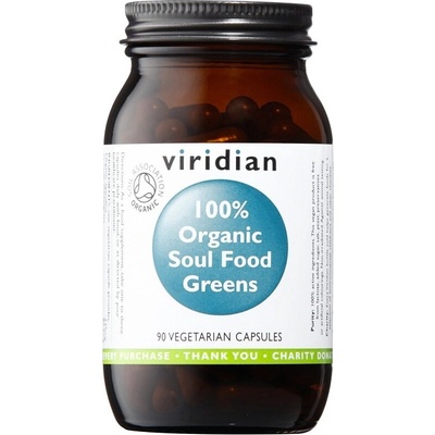Viridian 100% Organic Soul Food Greens 90 kapsúl