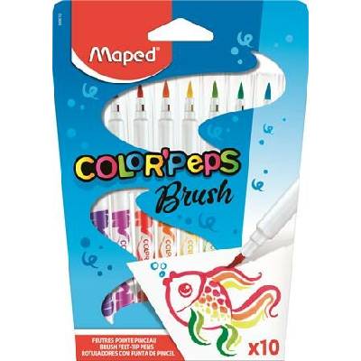 Maped Color Peps Brush 10 rôznych farieb 848010