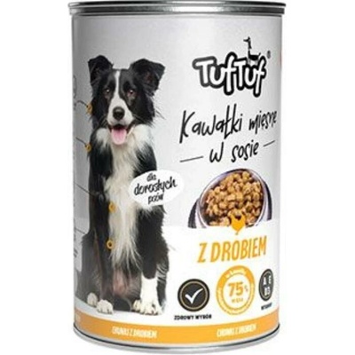 Tuf Tuf Dog kousky masa s drůbežím v omáčce 415 g