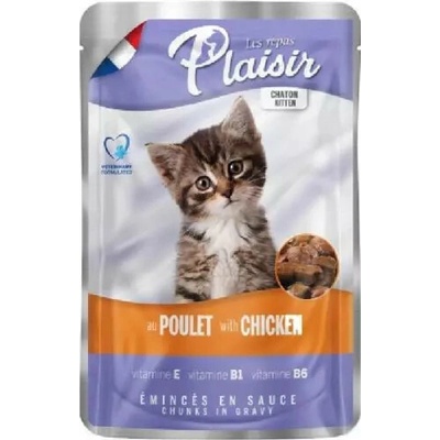 Plaisir vrecko kitten kuracie 100 g
