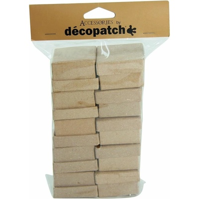 Krabičky z kartonu sada Décopatch (10ks) Čtverec