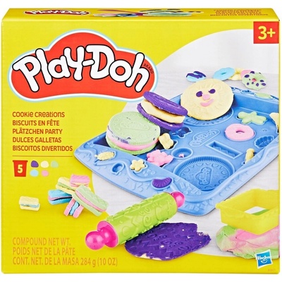 Play-Doh SADA Modelína SLADKÉ SUŠENKY + 5 tub formiček