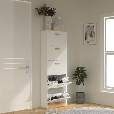 VCM Halom XL 59 × 22 × 170 cm bílý