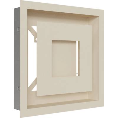 Kratki Mriežka WIND 220 x 220 mm krémová