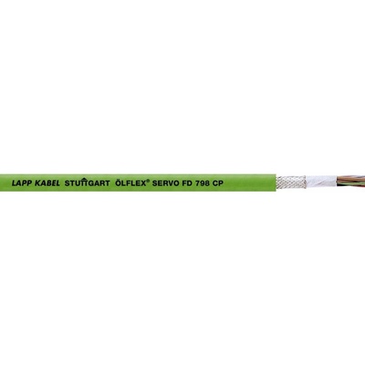 Lapp ÖLFLEX® SERVO FD 798 CP 36924/500 vedenie čidiel 8 x 0.18 mm² 500 m zelená