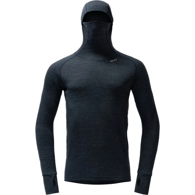 Devold Expedition Merino Silk Hoodie Man tmavomodrá
