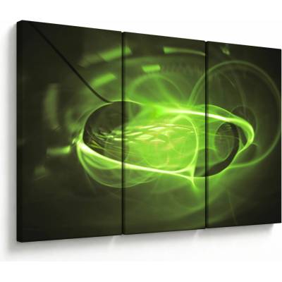 Moderní abstraktní obraz, třídílný 120x80 cm