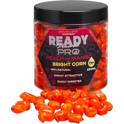 Starbaits Kukuřice Bright Ready Seeds Pro Peach Mango 250 ml
