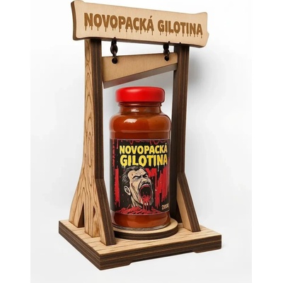 Seminka-chilli.cz Novopacká Gilotina chilli omáčka 200 ml