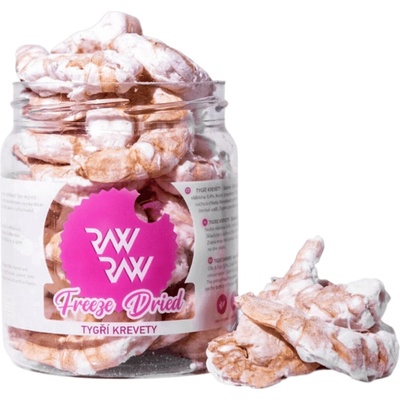 Raw Raw pamlsky mrazem sušené Tygří krevety 50 g