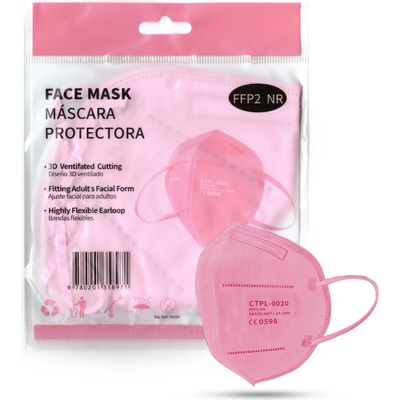 MundoSalud CTPL-0020 respirátor FFP2 NR Pink 1 ks