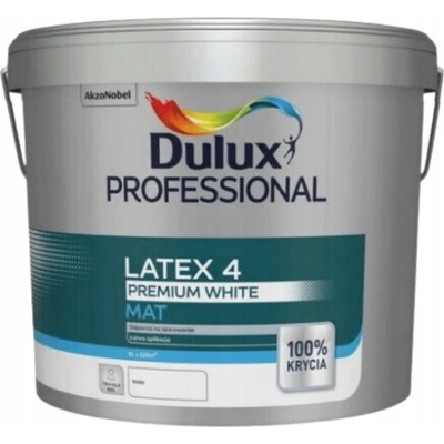 Dulux Professional Latex 4 barva bílá matná 9L