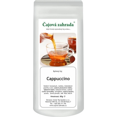 Čajová zahrada Honeybush Cappuccino honeybush čaj 80 g
