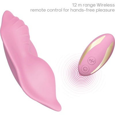 Boss Series whisper light pink do kalhotek s dálkovým ovládáním